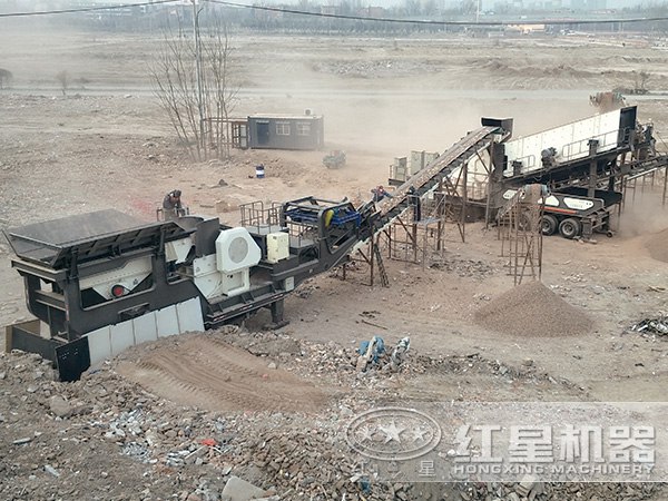 烏克蘭鵝卵石破碎生產線項目 烏克蘭鵝卵石破碎生產線項目