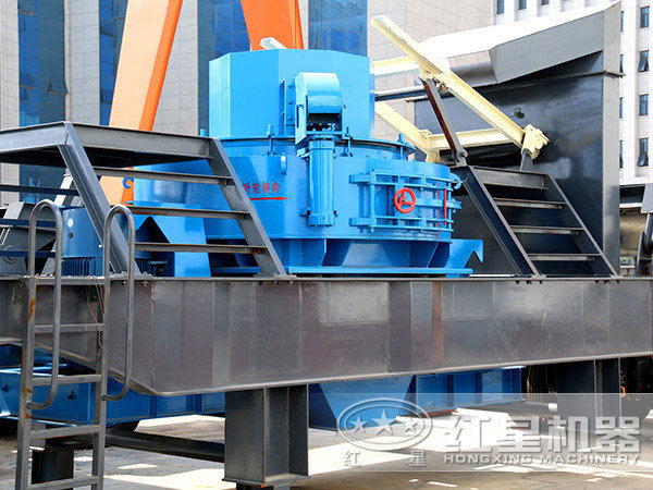 HX3S1848T71型號的輪胎制砂機+振動篩移動破碎站 HX3S1848T71型號的輪胎制砂機+振動篩移動破碎站