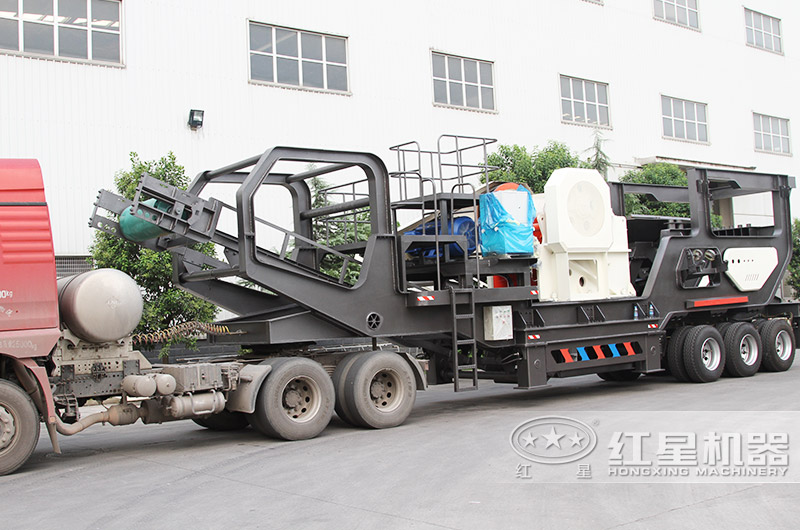 車載移動青石磨砂機:配鄂破機 車載移動青石磨砂機:配鄂破機