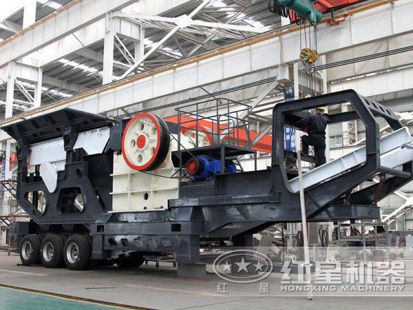 時產200噸廢鋼渣移動破碎機 時產200噸廢鋼渣移動破碎機