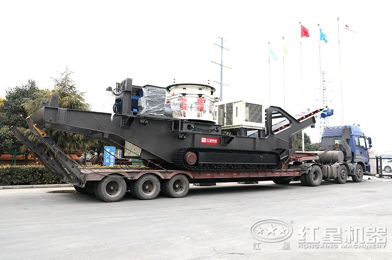 建筑垃圾履帶移動(dòng)破碎站 建筑垃圾履帶移動(dòng)破碎站