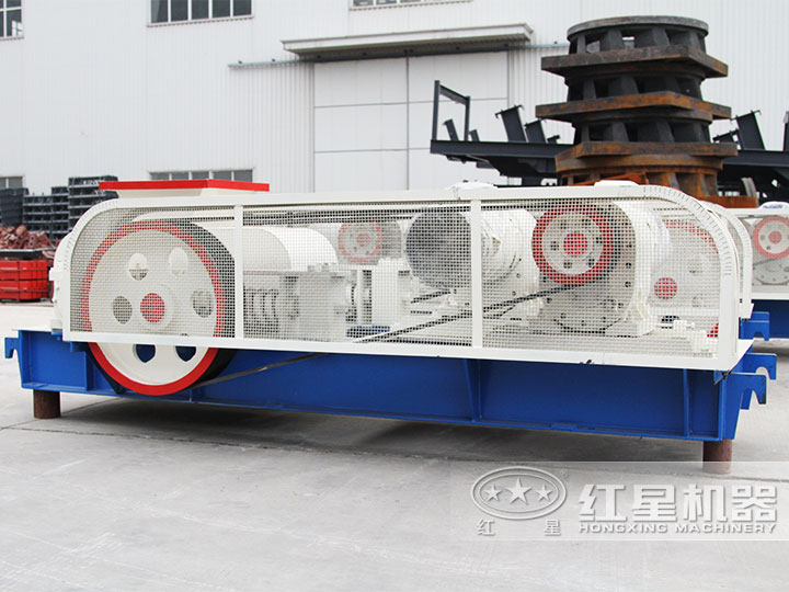 對輥式碎石機，結構簡單應用廣泛