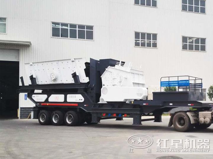 反擊移動破碎機,可移動生產,方便智能 反擊移動破碎機,可移動生產,方便智能