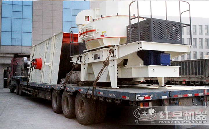 HVI制砂機整裝待發貨，河南洛陽劉總請查收 