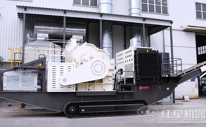 大中型履帶移動細(xì)碎篩分一體機(jī)