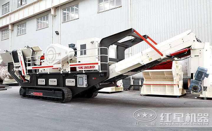 大中型履帶移動顎破+給料一體機(jī)