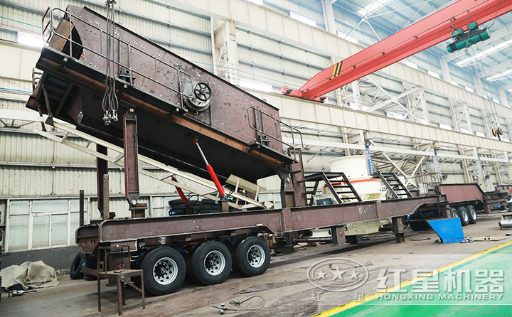 制砂移動(dòng)破碎站廠家現(xiàn)貨提供，歡迎到場(chǎng)參觀選型 