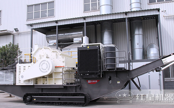 石英石履帶細(xì)碎篩分一體機(jī)，效能高節(jié)能，砂廠必備 