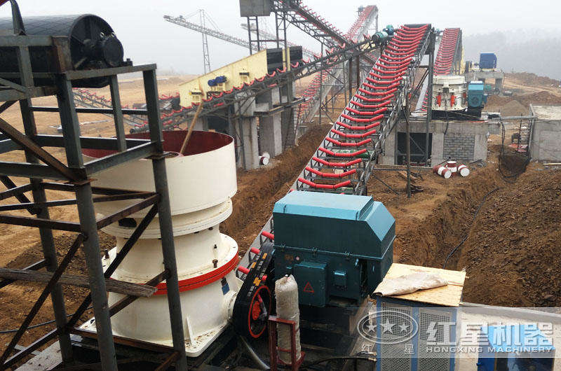 大型碎石機生產現場,遠程操控,智能方便 大型碎石機生產現場,遠程操控,智能方便