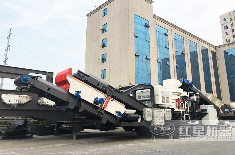 移動制砂機一體式集給料、破碎、制砂、篩分為一體