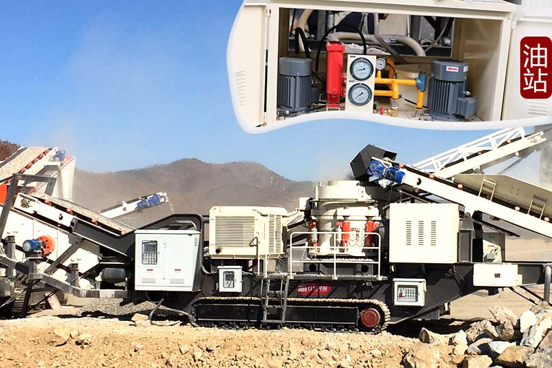 小型柴油流動石子機油站 小型柴油流動石子機油站