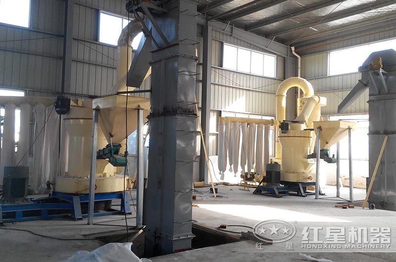 HGM德版超細磨粉機作業現場 HGM德版超細磨粉機作業現場