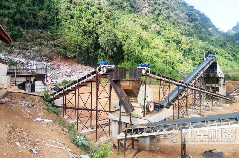 山東客戶加工石頭現場圖 山東客戶加工石頭現場圖