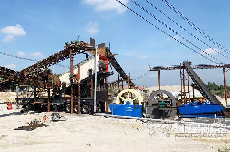 海南客戶移動制砂生產線 海南客戶移動制砂生產線