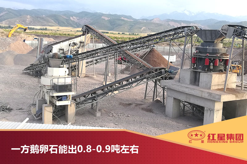 鵝卵石制砂生產(chǎn)現(xiàn)場(chǎng)圖 鵝卵石制砂生產(chǎn)現(xiàn)場(chǎng)圖