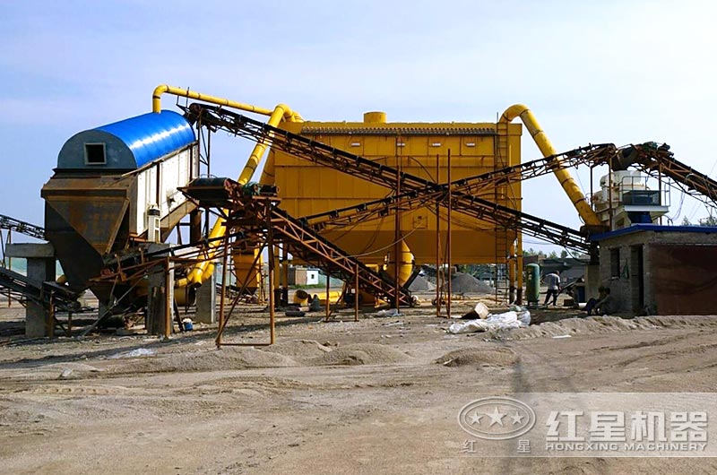 小型石子打砂機(jī)工作現(xiàn)場圖 小型石子打砂機(jī)工作現(xiàn)場圖