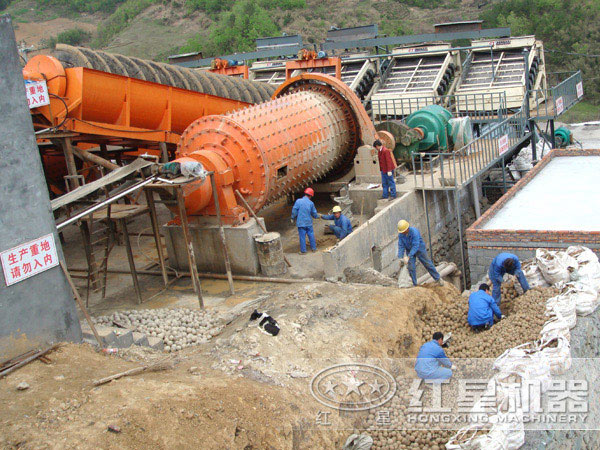 山東客戶螺旋分級機工作現場 山東客戶螺旋分級機工作現場