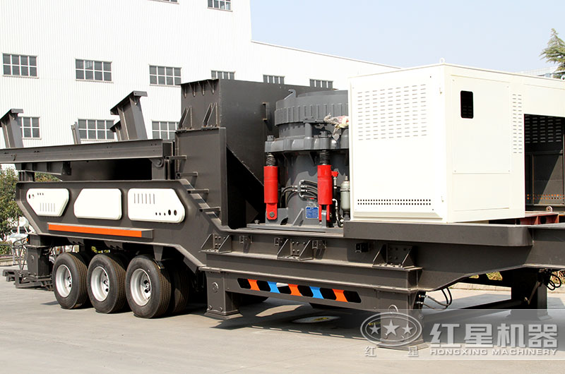 輪胎式移動(dòng)破碎站(圓錐破) 輪胎式移動(dòng)破碎站(圓錐破)