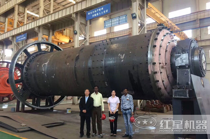 客戶來廠考察球磨機設備 客戶來廠考察球磨機設備