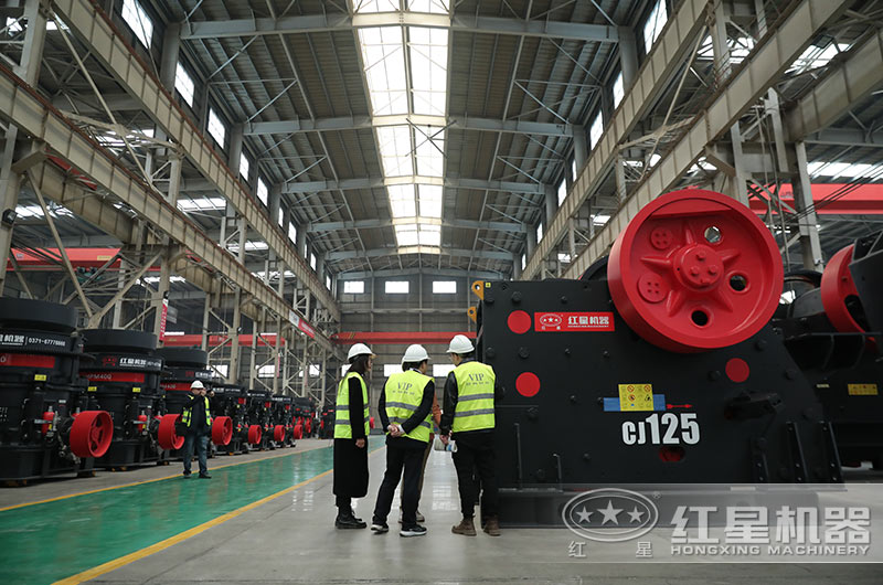 俄羅斯客戶來廠參觀CJ鄂破機(jī) 俄羅斯客戶來廠參觀CJ鄂破機(jī)