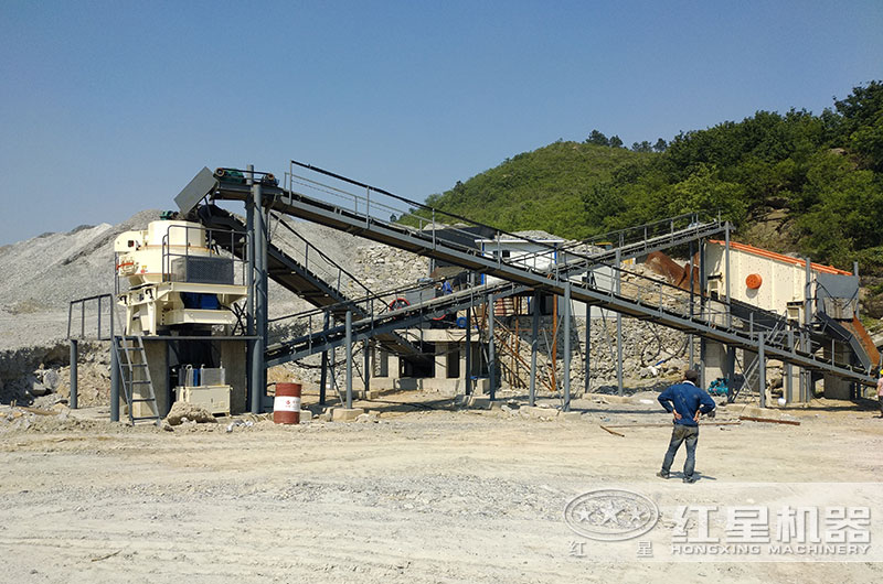 毛石碎石生產現場 毛石碎石生產現場