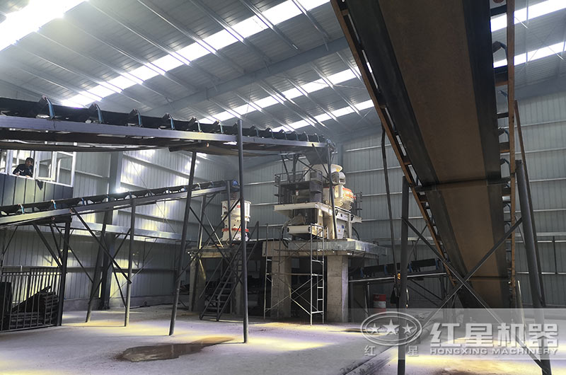 水刀砂生產現場 水刀砂生產現場