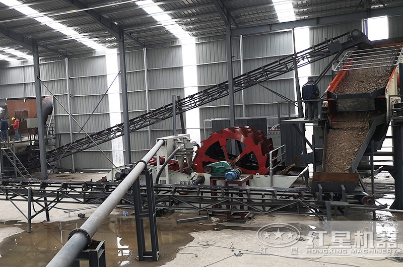 洗砂機作業(yè)現(xiàn)場 洗砂機作業(yè)現(xiàn)場